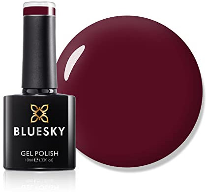 Bluesky Gel Nail Polish, AW22, Autumn 2022, Artsy Impact - AW2202, Red, Maroon, Long Lasting, Chip Resistant, 10ml (Requires Drying Under UV or LED Lamp)