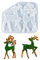 Christmas Silicone Moulds,1PC Elk Shaped Christmas Resin Moulds Silicone Moulds for Resin Casting,Deer Reindeer Christmas Pendant Mold for Christmas Tree Decorations Keychain DIY Crafts Gifts