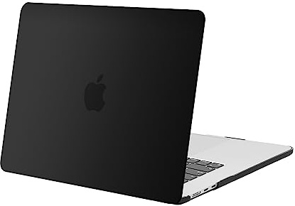 MOSISO Compatible with MacBook Air 15 inch Case M5 2026 M4 2025 M3 2024 M2 2023 A3448 A3241 A3114 A2941 Liquid Retina Display Touch ID, Protective Plastic Hard Shell Case Cover, Black