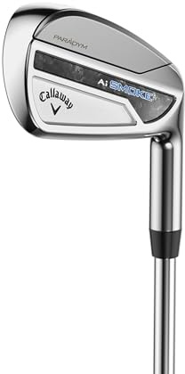 Callaway Golf Paradym AI Smoke - Plancha Individual (Mano Derecha, cuña de aproximación, Acero, rígido)