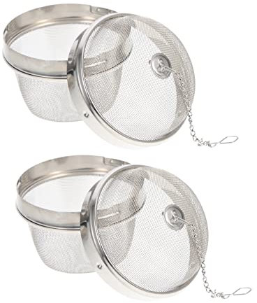 HOLIDYOYO 2pièces Passoire à Thé Et Panier à Bijoux Multifonction Lot De Boules Infuseurs Assaisonnement Pour Cuisine Décoration