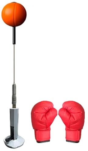 Reflexball Boxsack - Vertikaler Reflexball | Boxsack für Übungen mit Ständer, höhenverstellbarer Boxball für Erwachsene und Jugendliche Boxsack für Reflexe Sac
