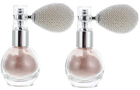 VICASKY 2pezzi Spruzzatore Glitterato Per Viso e Decorazioni in Polvere Paillettes Strumento Per