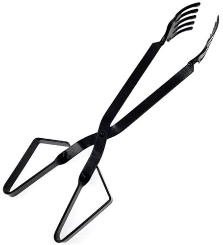 Crab Tongs for Live Portable Iron Scissor Painted Anti-Rust Crab Tongs Heavy Duty for Shellfish Lobster BBQ