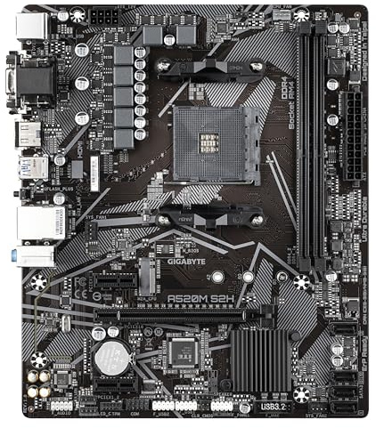 ADMI CPU/Motherboard/RAM Bundle – AMD Ryzen 5 5500 + Gigabyte A520M S2H + 16GB DDR4 3200MHz – Pre-Assembled & Tested