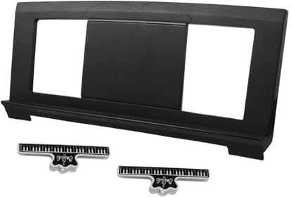 ULDIGI Elektronischer Klavier Notenständer Leichter Tragbarer Kunststoff Notenhalter mit Clip Verstellbar für Verschiedene Keyboard Modelle für Unterricht Übung Reise und Bühnenauftritte