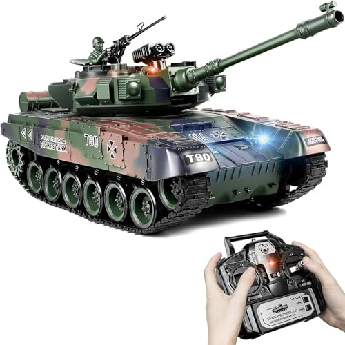 RC Panzer Russland T90 Tarfarbe 1:18 Ferngesteuerter Brother Tank Panzer mit BB Schuss Funktion