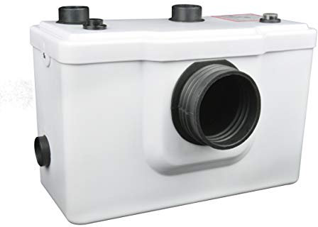 BSD Pompa de Sollevamento WC - Pompa Sollevamento di Acque Reflue, Pompa Trituratore Domestico per WC - 600W, 16 200L/h