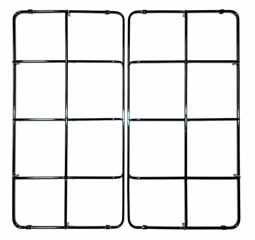 Electrolux Rex Aeg Zanussi - Kit 2 Griglie in ferro smaltato nero lucido 452 x 230 mm. 3546196019 per cucina piano cottura 4 fuochi a gas - P4478/KIT