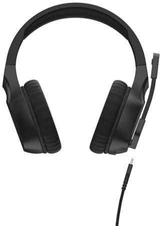 uRage Gaming-Headset SoundZ 300 V2, kabelgebundene Multi-Plattform Kopfhörer für PS4/PS5/PC/Xbox/Laptop/Smartphone, Over-Ear, in schwarz