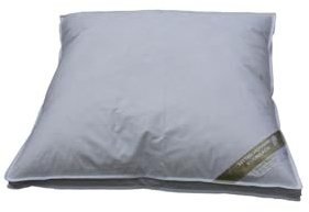 Betten Hofmann Canada Kopfkissen Kissen mit Außensteg 80x80 extra prall 30% Daunenanteil 1300g, voluminoes, 100% Natur, kein Lebendrupf