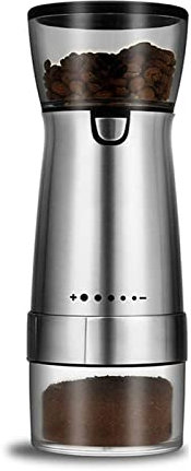 NEBE Moulin à Poivre Poivre Moulin à café de café Rechargeable Moulin à Poivre à Main Moulin à épices