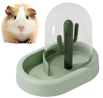 Alimentación automática de hámster, Comederos Hamster, Comedero automático hámster, Hámster Alimentador, Adecuada para pequeñas Mascotas como hámsteres, erizos, Ardillas, cobayas y Aves (Verde)