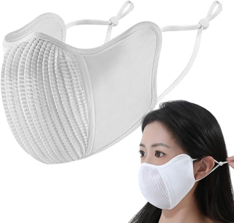 Generisch Halbmaske - UV-Gesichtsschutz - Anti-Beschlag Eiskunstfaser Maske Für Outdoor-Sport Alltag Freizeitaktivitäten Wandern Joggen