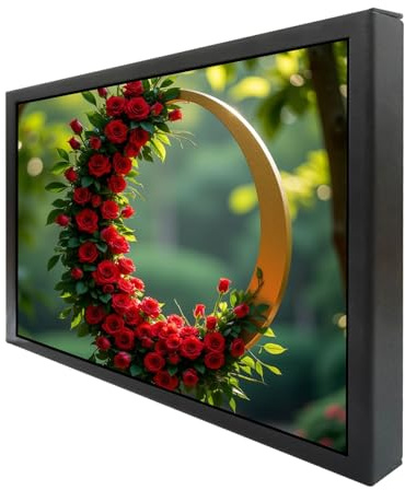 VSDISPLAY Monitor LCD IPS nero da 10,1 pollici 1280x800 350 nits | luminosità regolabile,case in metallo con fori di montaggio posteriori da 75 mm/100 mm