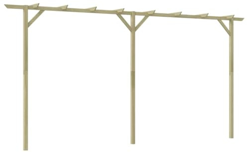 Générique Pergola de Jardin 410 x 40 x 203 cm Bois,Maison & Jardin,Pelouses & Jardins,Vie en extérieur,Structures extérieures,Arches, treillages & pergolas de Jardin,Brun,1.79 KG,41664