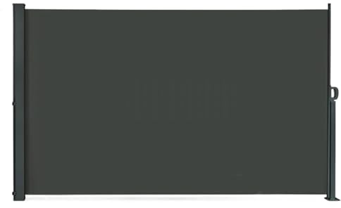 XPJYUA Pantalla de privacidad para balcón Toldo Lateral retráctil, Impermeable, Plegable, Separador de ambientes, toldo Enrollable for balcón(Gray)