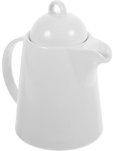 Veemoon Bollitore in Ceramica 850Ml Brocca per Acqua Manico e Coperchio Antigoccia, Adatto per Picnic, Barbecue e Riunioni Amici