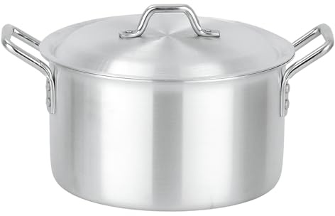 Aluminium Cookware Deep Stockpot Soup Pot Saucepan Cooking Pan Stew Catering Cooking Pan (31cm)
