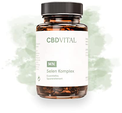 Selen Komplex Kapseln | Für eine normale Schilddrüsenfunktion | 100% vegan | Für Psyche und starke Nerven | 60 Kapseln