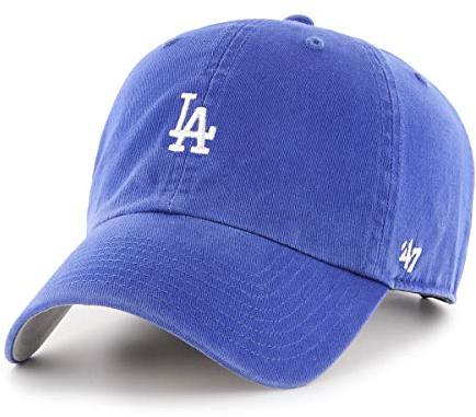 47 Marke Los Angeles LA Dodgers MVP Mütze Kappe Herren, schwarz weiß Konturen