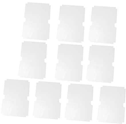 Tomaibaby 10 Stück Buchumschlag Transparent 34x25cm Buch Cover Buchschutz Buchhülle Selbstklebend Wasserdicht Zuhause Büro Schlue Schüler Studenten Schulbedarf Bürobedarf Dekoration