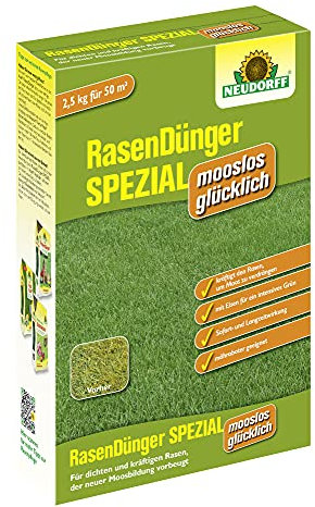 Neudorff Rasendünger SPEZIAL mooslos glücklich - 2,5 kg