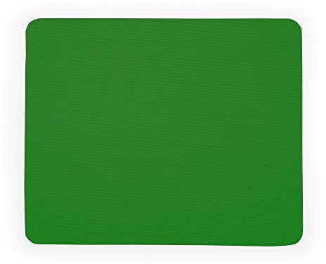 ImpocoWeb - Tappetino Per Mouse Antiscivolo In Poliestere 2 Pezzi - 22x18 cm - Verde scuro