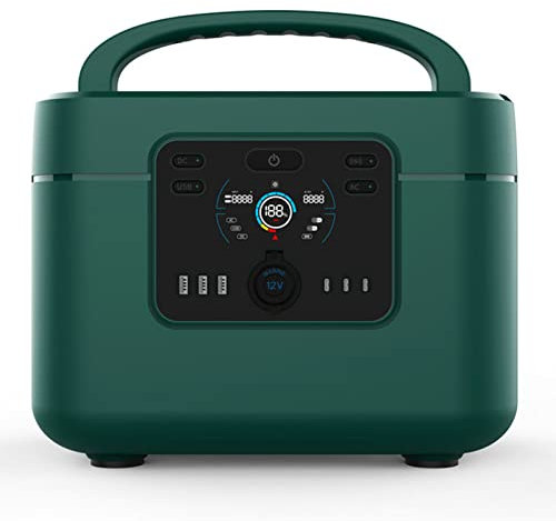 Portable Power Station for Camping, Solar Electric Generator with AC and DC outlet, 1050wh lithium backup battery, silent with USB, rechargeable bank supply for RV emergency