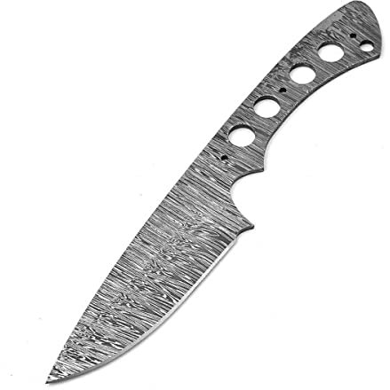 MAQSON Hochwertige Damaszener-Stahl Jagdmesserklinge Messerklinge Handgeschmiedet 6179
