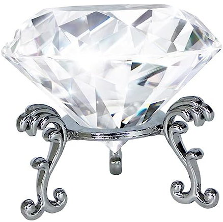 Warmhm Exquisiter Großer Briefbeschwerer Aus Kristalldiamanten Tischdekoration Aus Diamanten für Das Büro Zu Hause