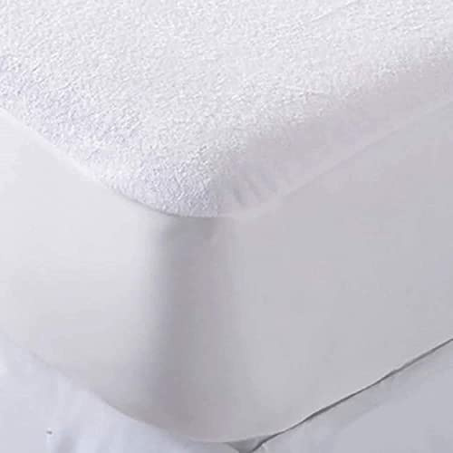 Sasma Home Single Size Mattress Protector - Deep Fitted Waterproof, Hypoallergenic, Breathable - 90x190+35cm (Single)