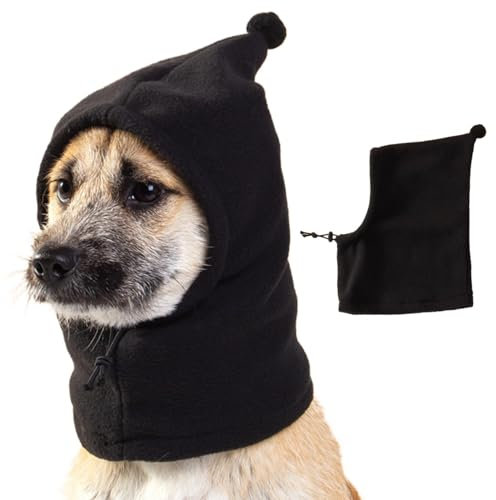 Hunde-Wintermütze, Wintermützen Für Hunde, Hals-Ohrenwärmer Pullover Kapuze Warmer Schal, Hunde-Flanellmütze Haustier Weihnachten, Haustier-Transformator-Mütze, Haustier-Mütze, Verhindert Lärmreizung