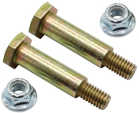 SECURA 2x Vis + écrou pour roue jockey compatible avec MTD LS 550 24AI550C678 (2019) Fendeuse à bois