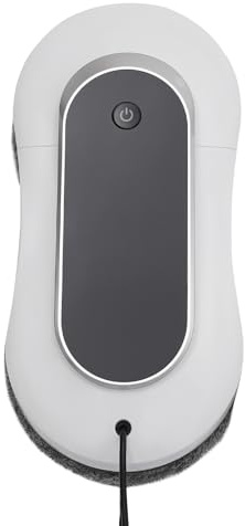 Robot intelligente per la pulizia dei vetri, robot intelligente per la pulizia dei vetri, aspirapolvere per finestre, lavavetri elettrico per superfici in vetro (bianco)