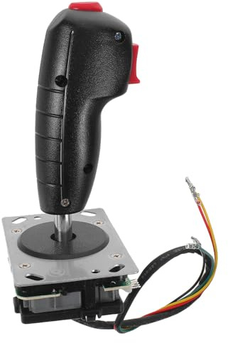 Zerodeko Joystick per Simulatore Aereo con Microinterruttore Pcb e Cablaggio Rapido, Compatibile Alta Precisione, Materiale Plastica e Metallo per Gaming Competitivo