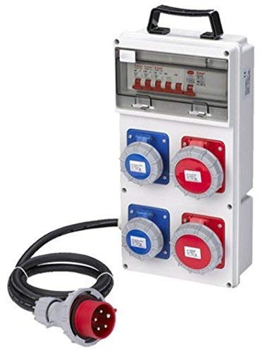 QUADRO ASC CANTIERE 2+2 PRESE 230V-415V IP55 21x9,8X41H cm