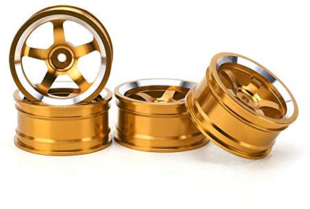 RC Auto Radnabe, 4 Stück Aluminiumlegierung Leichtgewicht für 1/10 Scale Modellbau, Radantrieb Nabenadapter Set for Rennsport Drift Hobbyisten und Outdoor Freizeit Nutzung