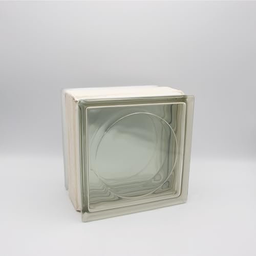 Fuchs Design THERMO BLOCK Plus, 3x Glasbaustein Alpha weiß, 19 x 19 x 13,5 cm, einseitig satiniert, Wärmedämmung: Ug 0,8