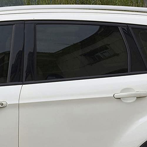 Scheibentönungsfolie Auto, Asudaro 50CM*6m Auto scheibentönungsfolie Tönungsfolie Rolle Schwarz Fensterfolie Sichtschutzfolie Scheibenfolie Sonnenschutzfolie für Auto, Transporter und Fahrzeug