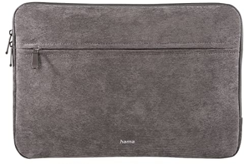 Hama Tasche für Tablets und Notebooks bis 15,6 Zoll (Tablettasche, Laptoptasche für Notebook, Tablet, MacBook, Surface bis 15,6'' (40 cm), Hülle, Case, Laptophülle, Sleeve) Grau
