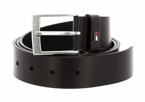 Tommy Hilfiger Herren Gürtel Adan 3.5 Ledergürtel, Braun (Testa Di Moro), 105