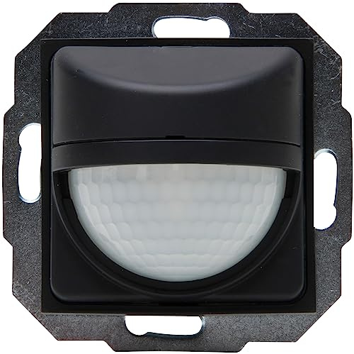 Kopp Athenis INFRAcontrol, 180 Grad, 2-Draht-Technik, IP20, schwarz, Matte Oberfläche, 840450016
