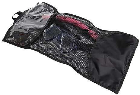 Uozonit Tasche für Schnorchelausrüstung - Tauchrucksack Netztasche für Schnorchelausrüstung | 22,83 x 11,81 Zoll leichte Mesh-Tauchtasche für Schnorchelausrüstung