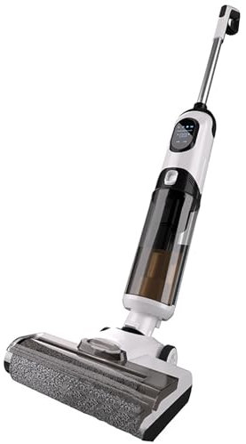 FfiMe Lavamoquette, Macchina Lavatappeti per Pulizia Profonda, Aspira, Spazza e Passa Lo Straccio 3 in 1, Autonomia 60 Minuti, Smacchia, per Un Ambiente di 150 Metri Quadrati