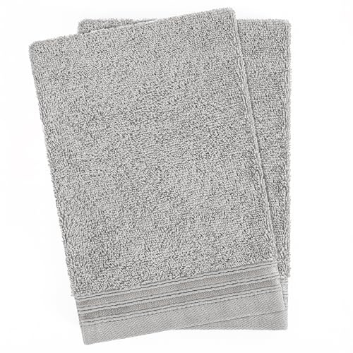 Hammetex Gants de Toilette Lot de 2 15x22 cm, 100% Coton Éponge | Certifié OEKO-TEX, doux et résistant, éponge, pour la salle de bain, visage & corps, idéal pour bébé & famille