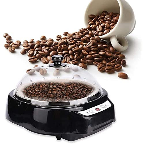 Kaffeebohnen-Röstmaschine Kaffeeröster Für Den Haushalt Temperatur Einstellbar Elektrische Kaffee-Backmaschine Trockner Für Trockenfrüchte Und Körner(Gray)