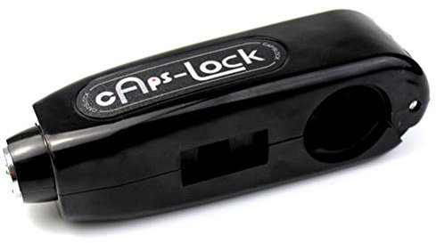 Akozon Motorrad-Lenkerschloss, Bremshebel-Griffschloss, Sicherheits-Diebstahlsicherungsschlösser für Motorräder, Roller, Geländefahrzeuge (Black)