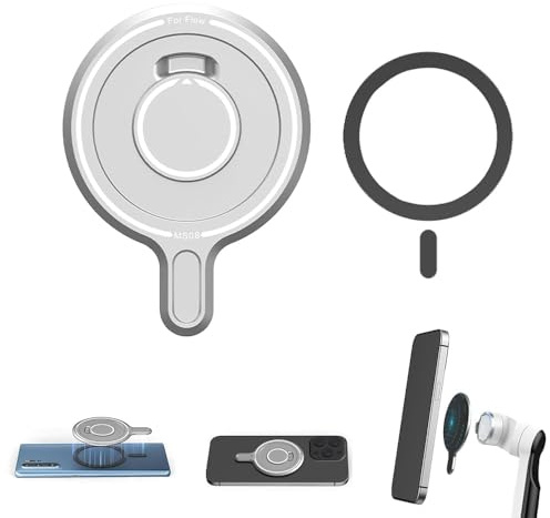 CERFFOOL Gimbal Magnetic Adapter Base für Insta360 Flow Aluminium Legierung für Magsafe iPhone 16 15 14 13 12 für Huawei Xiaomi Oppo Telefon-Zubehör
