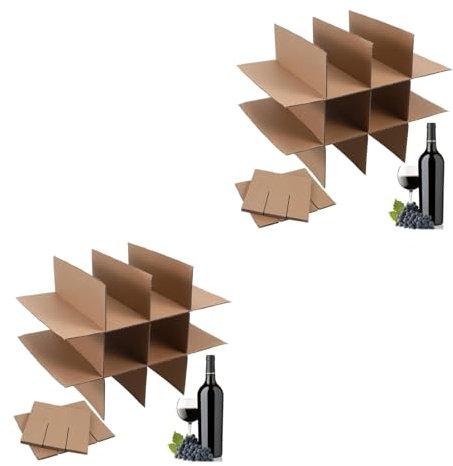 CLISPEED 10stücke Teiliges Glas-trennwände Für Umzugskartons Stabile Pappeinteiler Für Versand Und Verpackung Und Einfache Installation Und Wiederverwendbarkeit